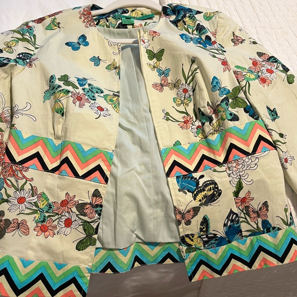Tibi Women’s Butterfly Floral Jacket